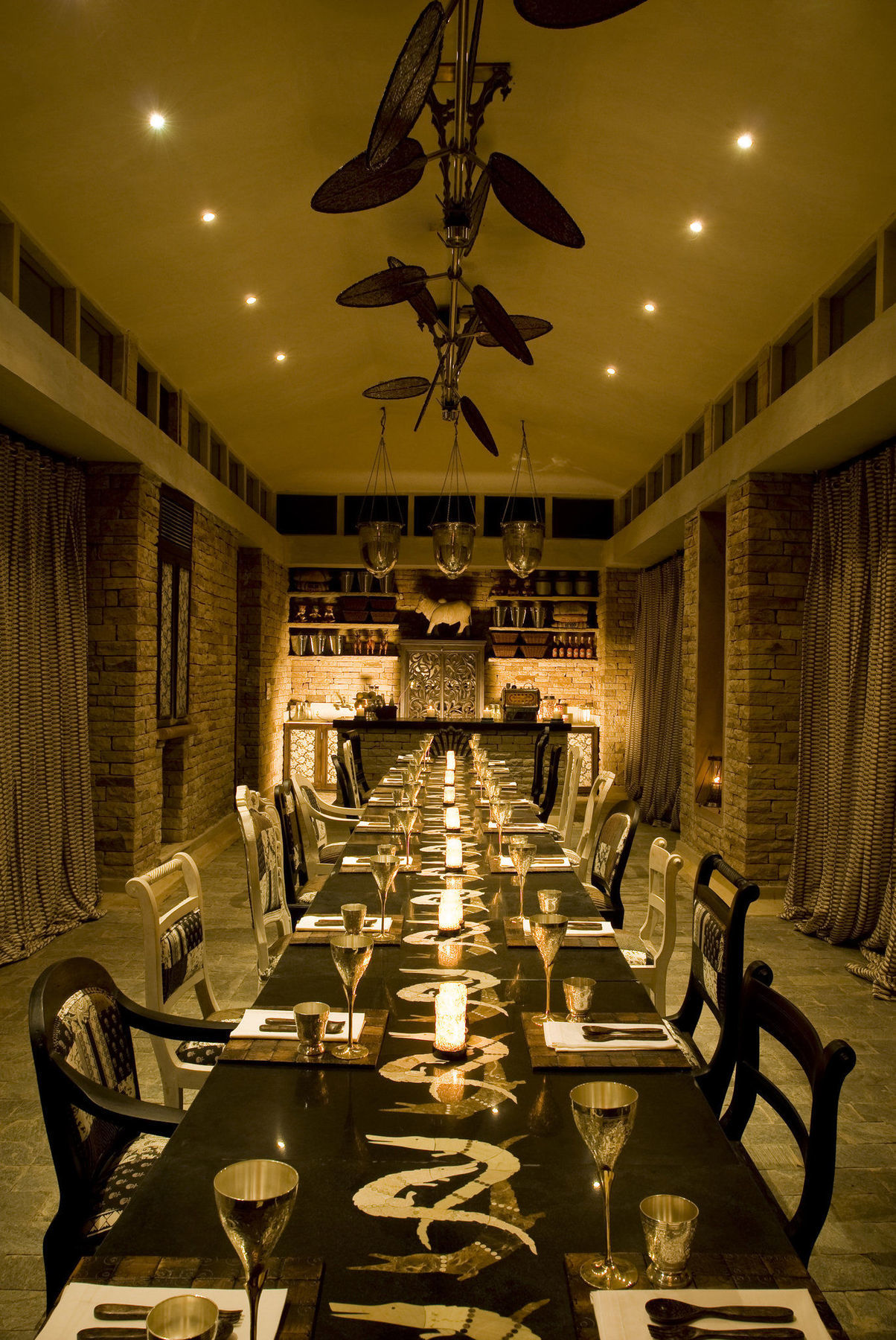 Pashan Garh Panna Restaurace fotografie