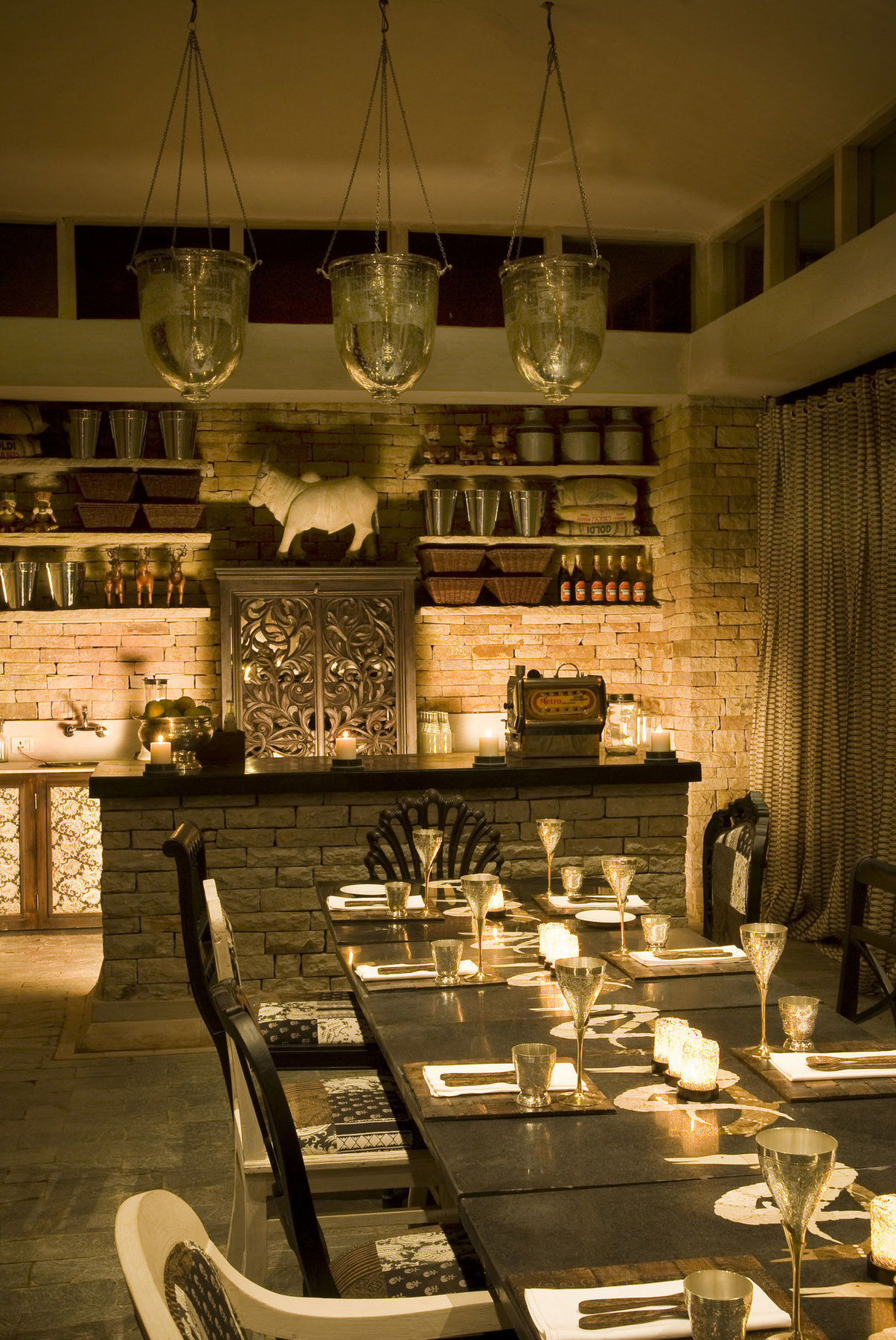 Pashan Garh Panna Restaurace fotografie